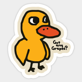 Mr. Duck Sticker